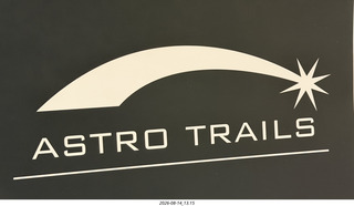 237 a2y. Spain - Astro Trails sign
