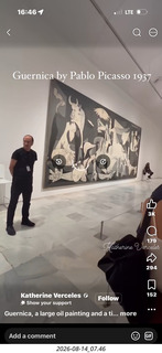 262 a2y. Spain - Facebook picture of Picasso 'Guernica' from 1937