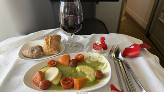 15 a2y. Madrid to Chicago (MAD-ORD) appetizer that I didn't like
