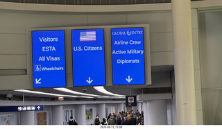 25 a2y. Chicago O'Hare immigration choices